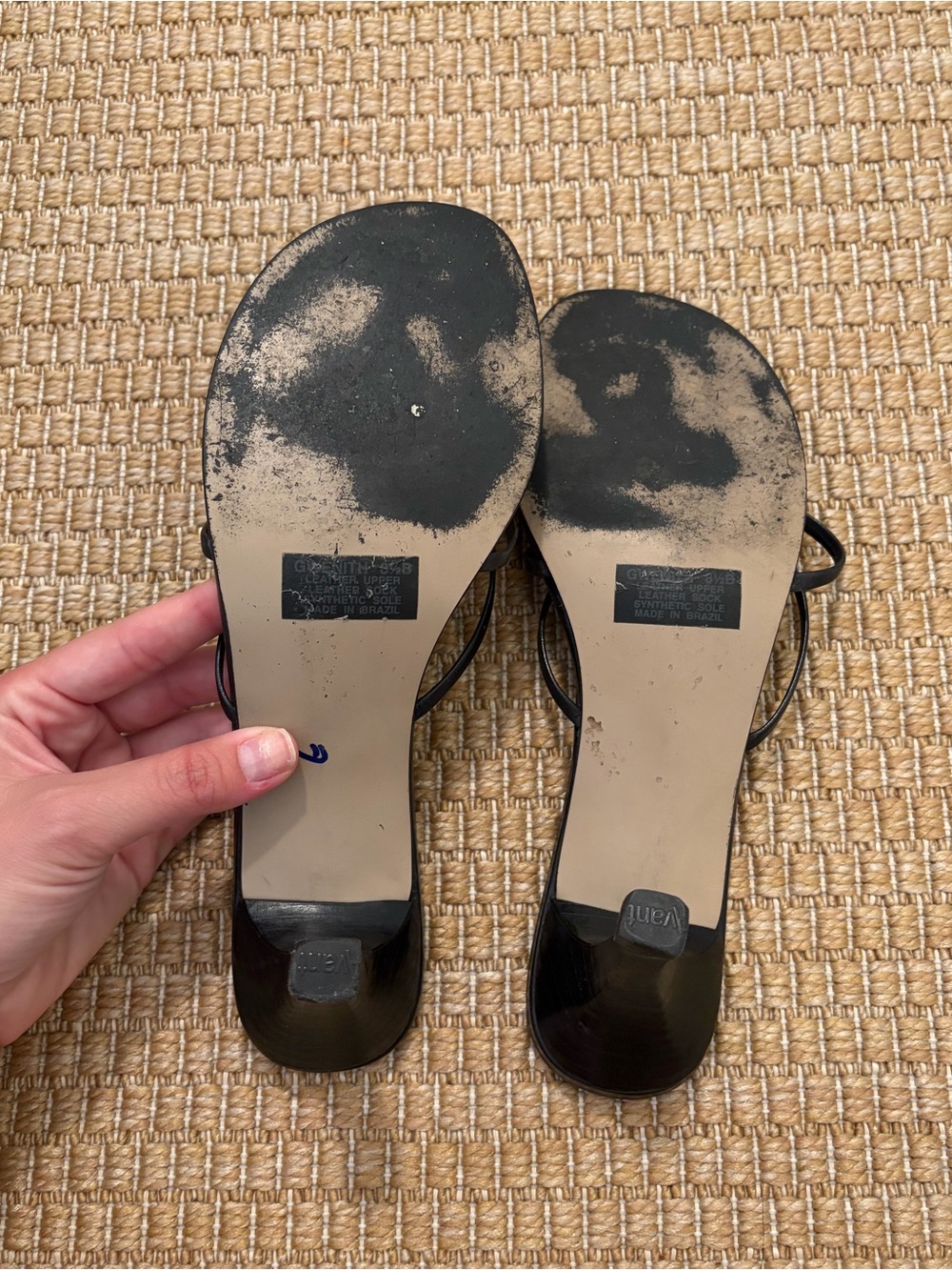 Steve Madden Thong Y2K Kitten Heel Sandals - Picture 5 of 6